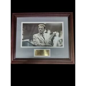 1971 Limited print of Billy Graham taken in Charlotte NC rally
